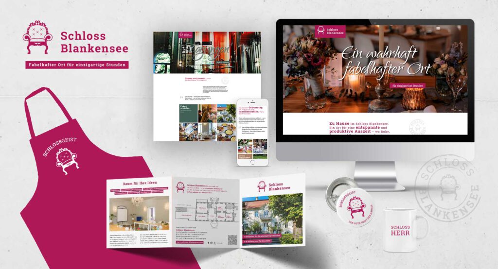 Branding mit Corporate Design, SEO-optimierter Website und Marketingstrategie – Agentur Schweiger stärkt Sichtbarkeit exklusiver Eventlocations