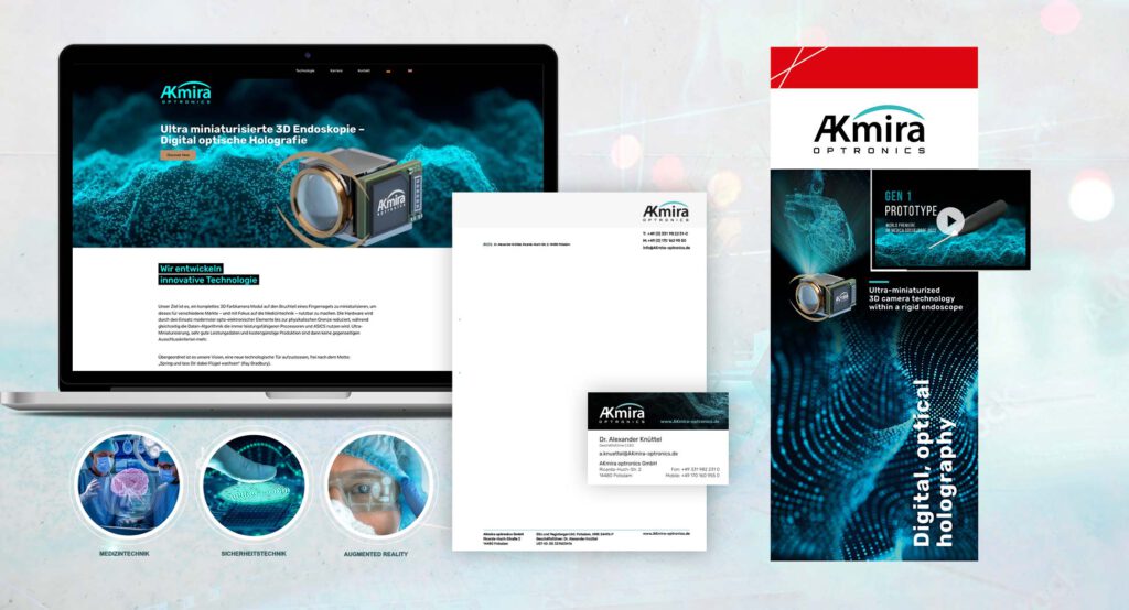 Hightech-Branding mit Corporate Design, Website und Produktvisualisierungen – Agentur Schweiger positioniert Innovationsunternehmen im Markt