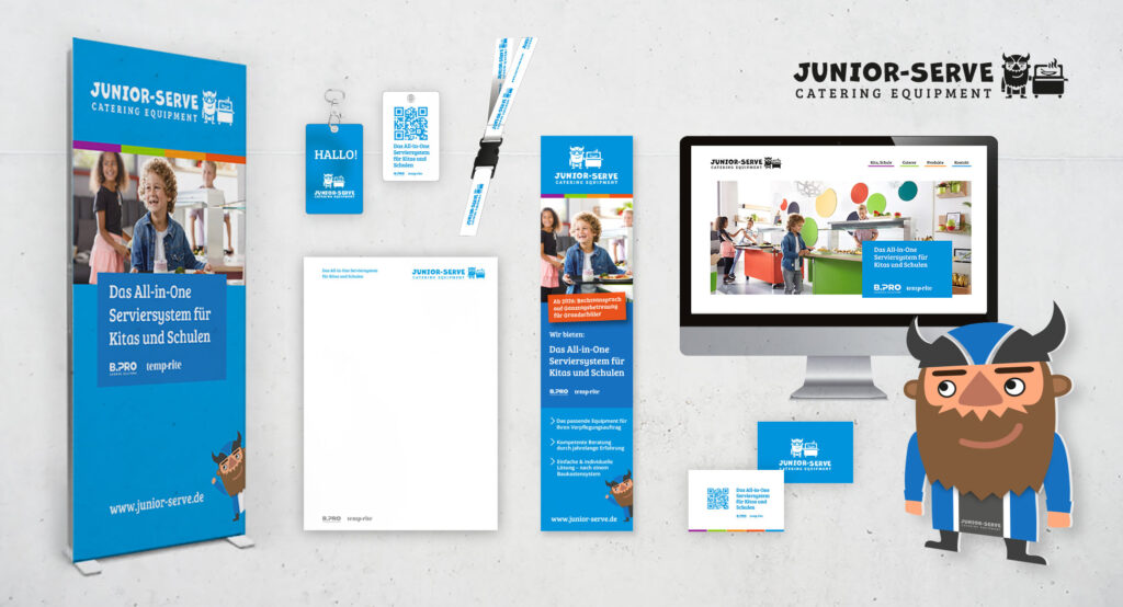 Corporate Design mit Website, Marketingunterlagen und SEO-Basis – Agentur Schweiger stärkt Markenauftritt für Hersteller im Catering- und Bildungsbereich