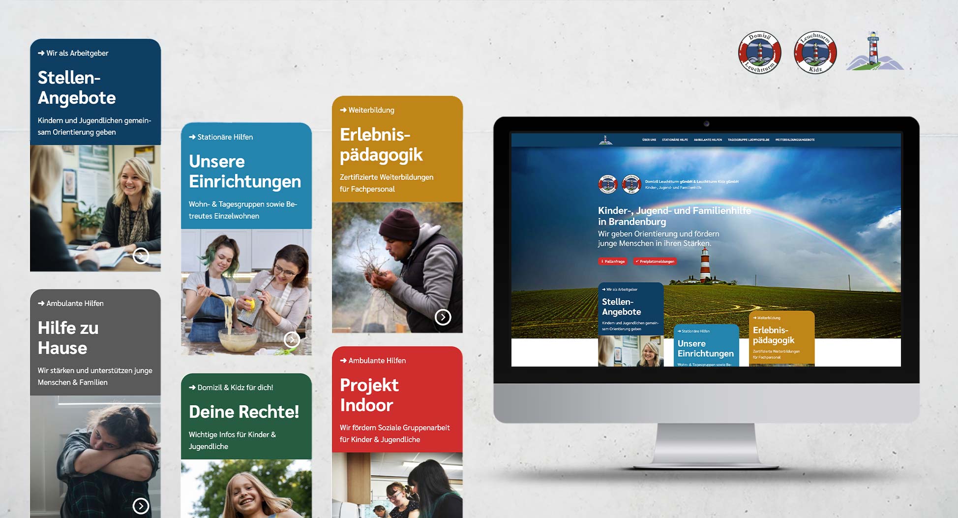 Domizil Leuchtturm – Website Relaunch